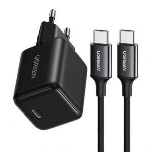 Ugreen Charger Set N Series GAN Type-C TO Type-C 25W Black / 75103